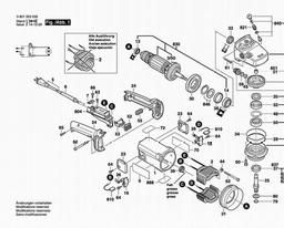 Bosch Angle Grinder 1353 spare parts