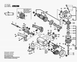 Bosch Angle Grinder 1 356 G spare parts