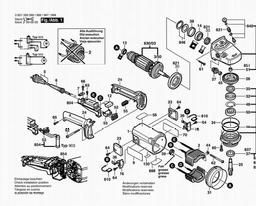 Bosch Angle Grinder WS 180 S spare parts