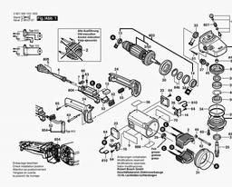 Bosch Universal Angle Grinder GWS 21-180 spare parts
