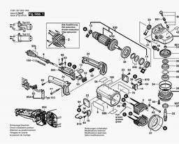 Bosch Angle Grinder GWS 20-230 spare parts