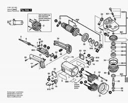 Bosch Angle Grinder 1357 G spare parts