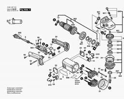 Bosch Angle Grinder BWS 21-230 S spare parts