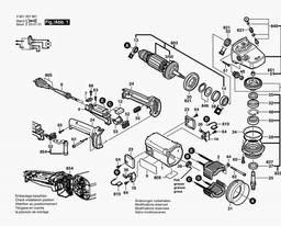 Bosch Angle Grinder BWS 21-230 JS spare parts