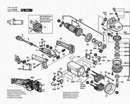 Bosch Angle Grinder WS 230 S spare parts
