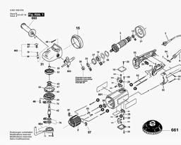 Bosch Angle Grinder GNS 14 spare parts