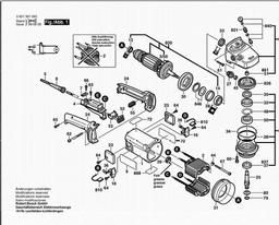 Bosch Angle Grinder 1361 G spare parts