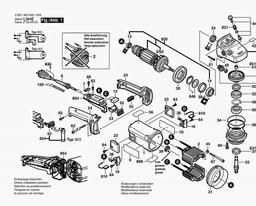 Bosch Angle Grinder GWS 23-230 spare parts