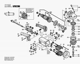 Bosch Angle Grinder 1362 spare parts