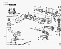 Bosch Angle Grinder GWS 23-230 spare parts
