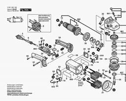 Bosch Angle Grinder GR 230 spare parts