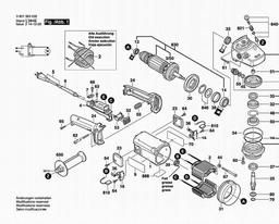 Bosch Angle Grinder 1363 spare parts