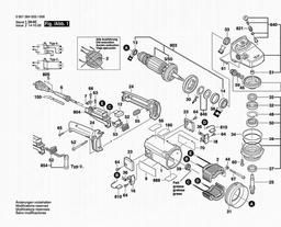 Bosch Angle Grinder GWS 24-300 spare parts