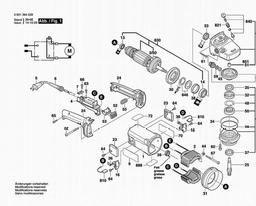 Bosch Angle Grinder 1364 spare parts