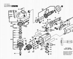 Bosch Universal Angle Polisher GBO 12 spare parts