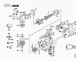 Bosch Universal Angle Grinder GPO 12 spare parts