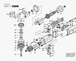 Bosch Universal Angle Grinder GPO 14 E spare parts
