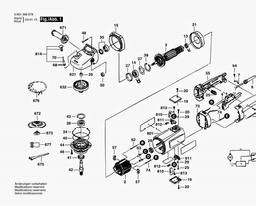 Bosch Universal Angle Grinder GPO 14 E spare parts