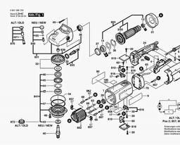 Bosch Universal Angle Polisher GPO 12 E spare parts