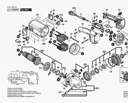 Bosch Wall Chaser GNF 65 A spare parts
