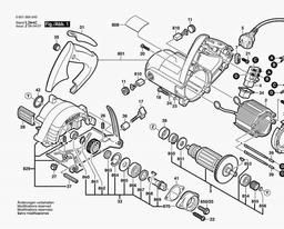 Bosch Marble Saw GDM 12-34 spare parts