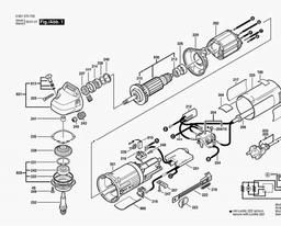 Bosch Random Orbital Sander 1370 DEVS spare parts