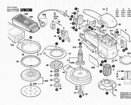 Bosch Random Orbital Sander GEX 125 AC spare parts