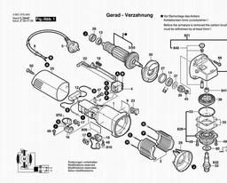 Bosch Angle Grinder GWS 670 spare parts