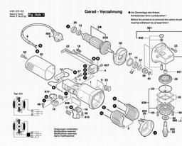 Bosch Angle Grinder GWS 660 spare parts