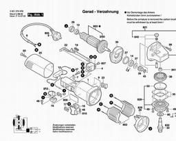 Bosch Angle Grinder GWS 5-100 spare parts