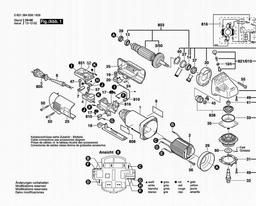 Bosch Angle Grinder WS 125-1400 spare parts