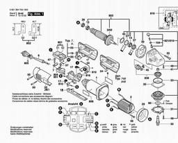Bosch Angle Grinder GWS 14-125 C spare parts