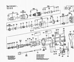 Bosch Drill ELECTRONIC spare parts