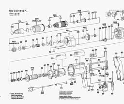 Bosch Drill ELECTRONIC spare parts