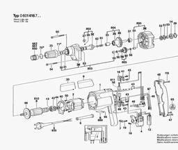 Bosch Drill ELECTRONIC spare parts
