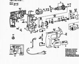 Bosch Screwdriver GSR 5-11 TE spare parts