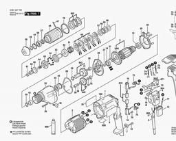Bosch Screwdriver GSR 8-16 KE spare parts