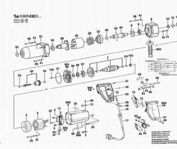 Bosch Impact Wrench 1430 spare parts