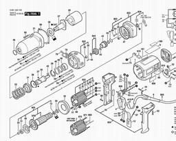 Bosch Impact Wrench 1434 R spare parts