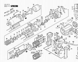 Bosch Impact Wrench 1435 R spare parts