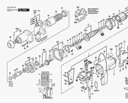 Bosch Impact Wrench 1436 VSR spare parts