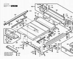 Bosch Saw Table 4000 spare parts