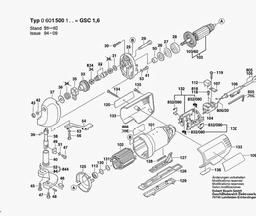 Bosch Un-hd Shear 1500 A spare parts