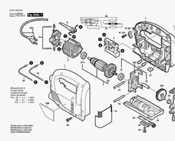 Bosch Jig Saw GST 65 spare parts