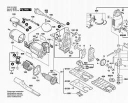 Bosch Jig Saw STP 120 S spare parts