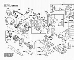Bosch Orbital Jigsaw 1591 EVS spare parts
