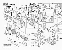 Bosch Jig Saw 1590 EVS spare parts