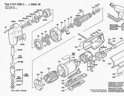 Bosch Nibbler GNA 16 spare parts