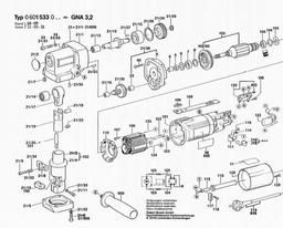 Bosch Nibbler GNA 3,2 spare parts