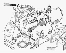Bosch Marble Saw GDC 42 W spare parts